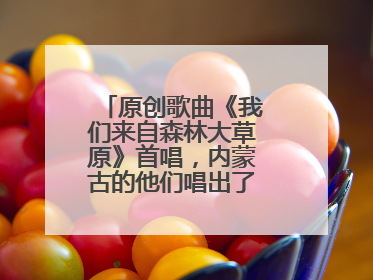 原创歌曲《我们来自森林大草原》首唱，内蒙古的他们唱出了一个名字……